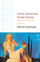 Great American Prose Poems (From Poe to the Present) by David Lehman, 9780743243506