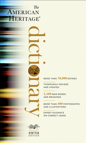 The American Heritage Dictionary (Fifth Edition) by Houghton Mifflin Company, 9780553583229