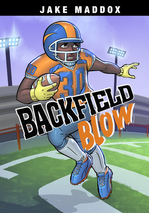 Backfield Blow by Jake Maddox, Jesus Aburto, 9781663921864