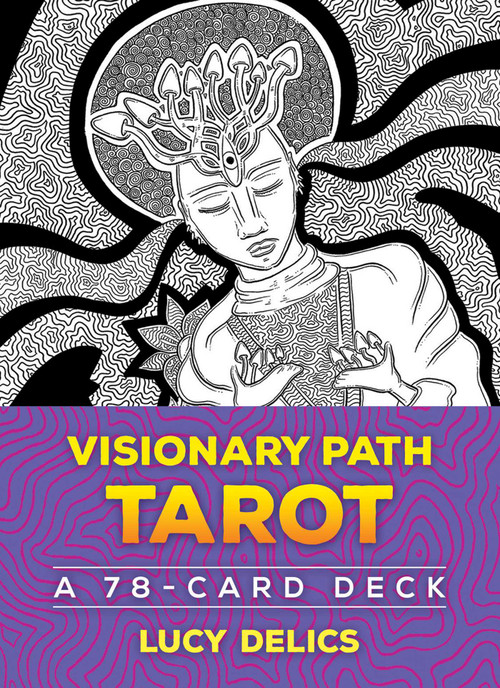 Visionary Path Tarot (A 78-Card Deck) by Lucy Delics, 9781644110607