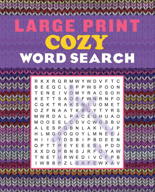Large Print Cozy Word Search by Editors of Thunder Bay Press, 9781645176701