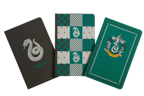 Harry Potter: Slytherin Pocket Notebook Collection (Set of 3) (Miniature Edition) by Insight Editions, 9781647220105