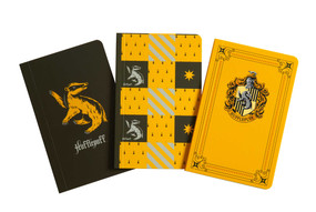 Harry Potter: Hufflepuff Pocket Notebook Collection (Set of 3) by Insight Editions, 9781647220112