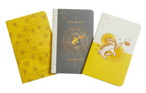 Harry Potter: Hufflepuff Constellation Sewn Pocket Notebook Collection by Insight Editions, 9781647220891