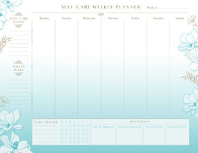 Self-Care Weekly Planner Notepad ((Mindfulness Gifts, Self-Care Gifts for Women, Back to School Supplies)) by Insights, 9781647223977