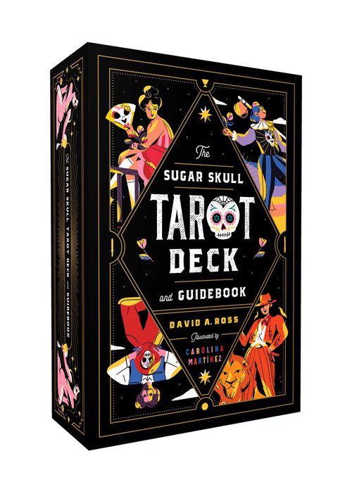 The Sugar Skull Tarot Deck and Guidebook by David A Ross, Carolina Martínez, 9781982176853