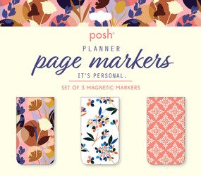Posh: Magnetic Planner Page Markers by Andrews McMeel Publishing, 9781524854812