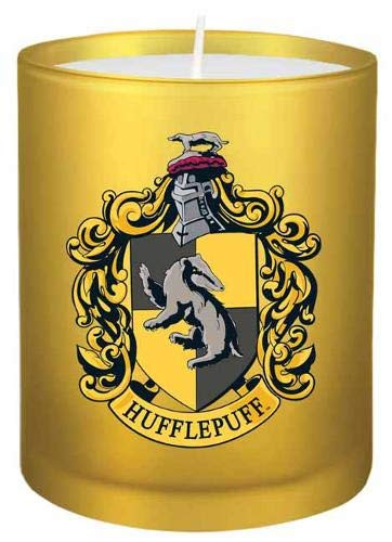 HARRY POTTER: HUFFLEPUFF GLASS VOTIVE CANDLE (Miniature Edition) by INSIGHT EDITIONS,, 9781682984956