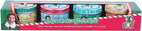 ELF SCENTED TIN CANDLE SET (SET OF 4) by INSIGHT EDITIONS,, 9781682985373