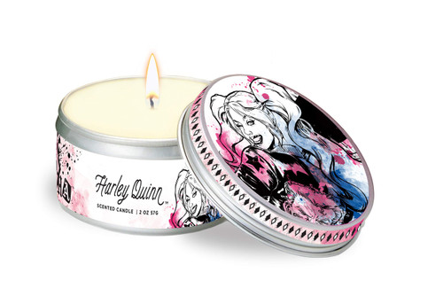 DC COMICS: HARLEY QUINN SCENTED CANDLE (2 OZ.) (Miniature Edition) by INSIGHT EDITIONS,, 9781682983065