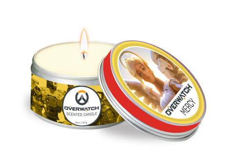 OVERWATCH: MERCY SCENTED CANDLE (2 OZ.) (Miniature Edition) by INSIGHT EDITIONS,, 9781682983195