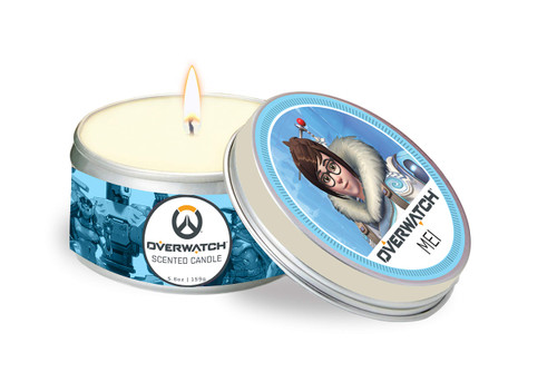 OVERWATCH: MEI SCENTED CANDLE (5.6 OZ.) (Miniature Edition) by INSIGHT EDITIONS,, 9781682983492
