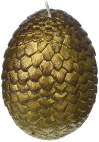 GAME OF THRONES: SCULPTED DRAGON EGG CANDLE (GOLD) (Miniature Edition) by INSIGHT EDITIONS,, 9781682984116