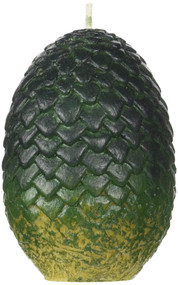 GAME OF THRONES: SCULPTED DRAGON EGG CANDLE (GREEN) (Miniature Edition) by INSIGHT EDITIONS,, 9781682984123