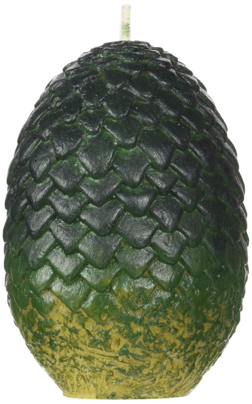 GAME OF THRONES: SCULPTED DRAGON EGG CANDLE (GREEN) (Miniature Edition) by INSIGHT EDITIONS,, 9781682984123