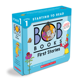Bob Books - First Stories Box Set of 12 Paperbacks | Decodable Phonics Books, Ages 4 and up, Kindergarten (Stage 1: Starting to Read) by Lynn Maslen Kertell, Dynamo Limited, 9780545734097