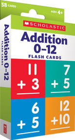 Flash Cards: Addition 0 - 12 by Scholastic, 9781338233544