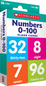 Flash Cards: Numbers 0 - 100 by Scholastic, 9781338233551