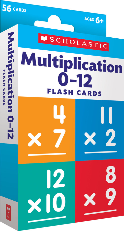 Flash Cards: Multiplication 0 - 12 by Scholastic, 9781338233575
