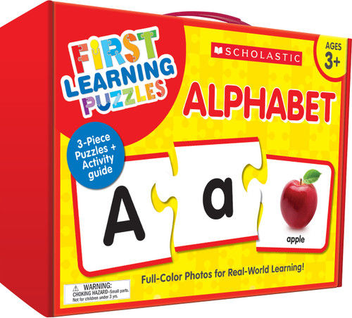 First Learning Puzzles: Alphabet by Scholastic, 9781338630503