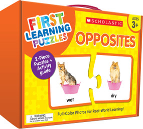 First Learning Puzzles: Opposites by Scholastic, 9781338630558