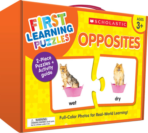 First Learning Puzzles: Opposites by Scholastic, 9781338630558