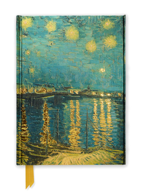 Vincent van Gogh: Starry Night over the Rhône (Foiled Journal) by Flame Tree Studio, 9780857756626