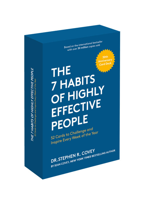 The 7 Habits of Highly Effective People (30th Anniversary Card Deck (The Official 7 Habits Card Deck)) (Miniature Edition) by Stephen R. Covey, 9781642500264