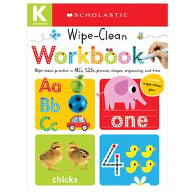 Kindergarten Wipe-Clean Workbook: Scholastic Early Learners (Wipe-Clean Workbook) by Scholastic, 9780545903264