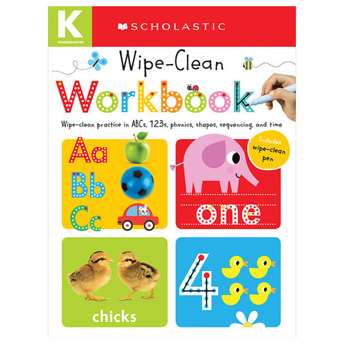 Kindergarten Wipe-Clean Workbook: Scholastic Early Learners (Wipe-Clean Workbook) by Scholastic, 9780545903264