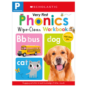 Very First Phonics Pre-K Wipe-Clean Workbook: Scholastic Early Learners (Wipe-Clean) by Scholastic, 9781338161502