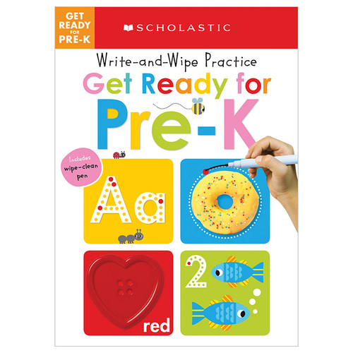 Get Ready for Pre-K Write and Wipe Practice: Scholastic Early Learners (Write and Wipe) by Scholastic, 9781338272291