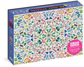 So. Many. Stickers. 1,000-Piece Puzzle (A Puzzle for Sticker Lovers: Includes 100 Stickers to Make Your Own Sticker Art) by Pipsticks®+Workman®, 9781523515226
