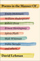 Poems in the Manner Of by David Lehman, 9781501137396