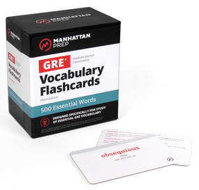 500 Essential Words: GRE Vocabulary Flashcards Including Definitions, Usage Notes, Related Words, and Etymology by Manhattan Prep, 9781506249728