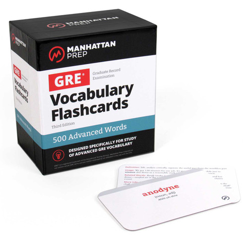 500 Advanced Words: GRE Vocabulary Flashcards by Manhattan Prep, 9781506249735