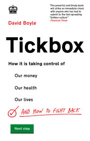 Tickbox by David Boyle, 9780349143699