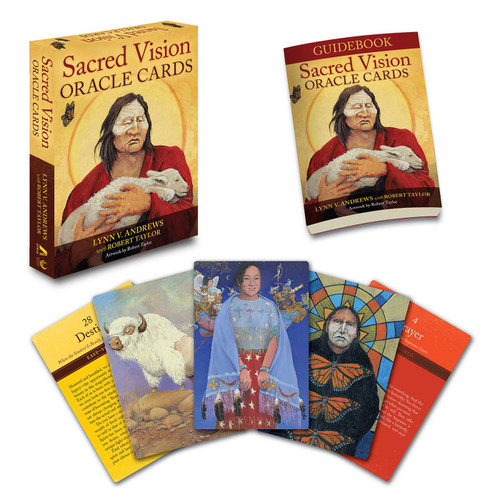 Sacred Vision Oracle Cards by Lynn V. Andrews, Robert Taylor, 9781582706498