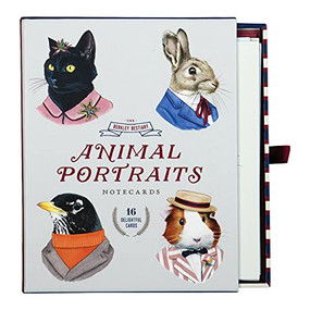 Berkley Bestiary Animal Portrait Greeting Card Assortment by Galison, Berkley Illustration, 9780735350991