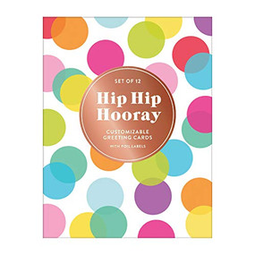 Hip Hip Hooray DIY Notecard Folio by Galison, 9780735360549