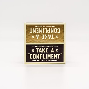 Take a Compliment Card Set by Galison, Brass Monkey, 9780735368736