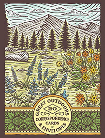 Great Outdoors Correspondence Cards ((Flat Cards of Natural Landscapes, Illustrated Blank Stationery that Celebrates Nature)) by Travis Pietsch, 9781452181950