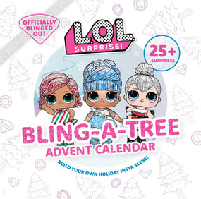 L.O.L. Surprise! Bling-A-Tree Advent Calendar ((LOL Surprise, Trim a Tree, Craft Kit, 25+ Surprises, L.O.L. For Girls Aged 6+)) by Insight Kids, 9781647221126