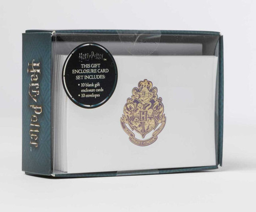 Harry Potter: Hogwarts Foil Gift Enclosure Cards (Set of 10) (Miniature Edition) by Insight Editions, 9781683833895
