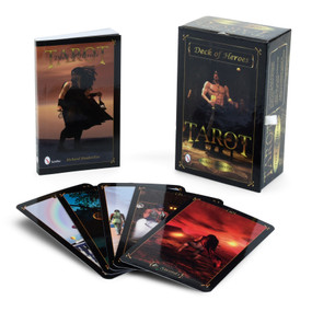 Tarot Deck of Heroes ((Tarot Kit Box Set with 78 Cards and Guide Book)) by Richard ShadowFox, 9780764340246