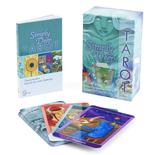 Simply Deep Tarot ((Tarot Kit Box Set with 78 Cards and Guide Book)) by Chanel Bayless, 9780764339844