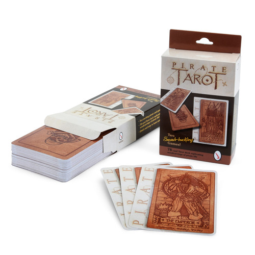 Pirate Tarot (Two Fortune-Telling Games (Tarot Kit Box Set with 78 Cards and Guide Book)) by Carrie & Lucas Amodio, 9780764331824