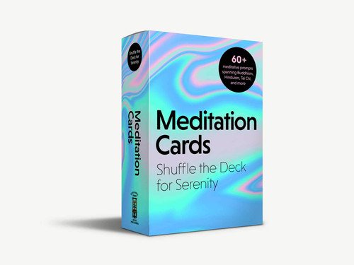 Meditation Cards (A Mindfulness Deck of Flashcards Designed for Inner-Peace and Serenity) (Miniature Edition) by Cider Mill Press, 9781646430727