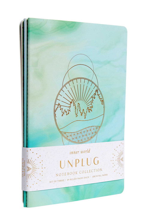 Unplug Sewn Notebook Collection (Set of 3) by Insight Editions, 9781647222192