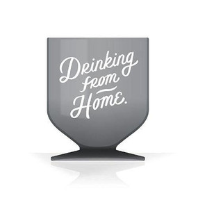 Drinking From Home Juice Glass by Brass Monkey, Galison, 9780735368668